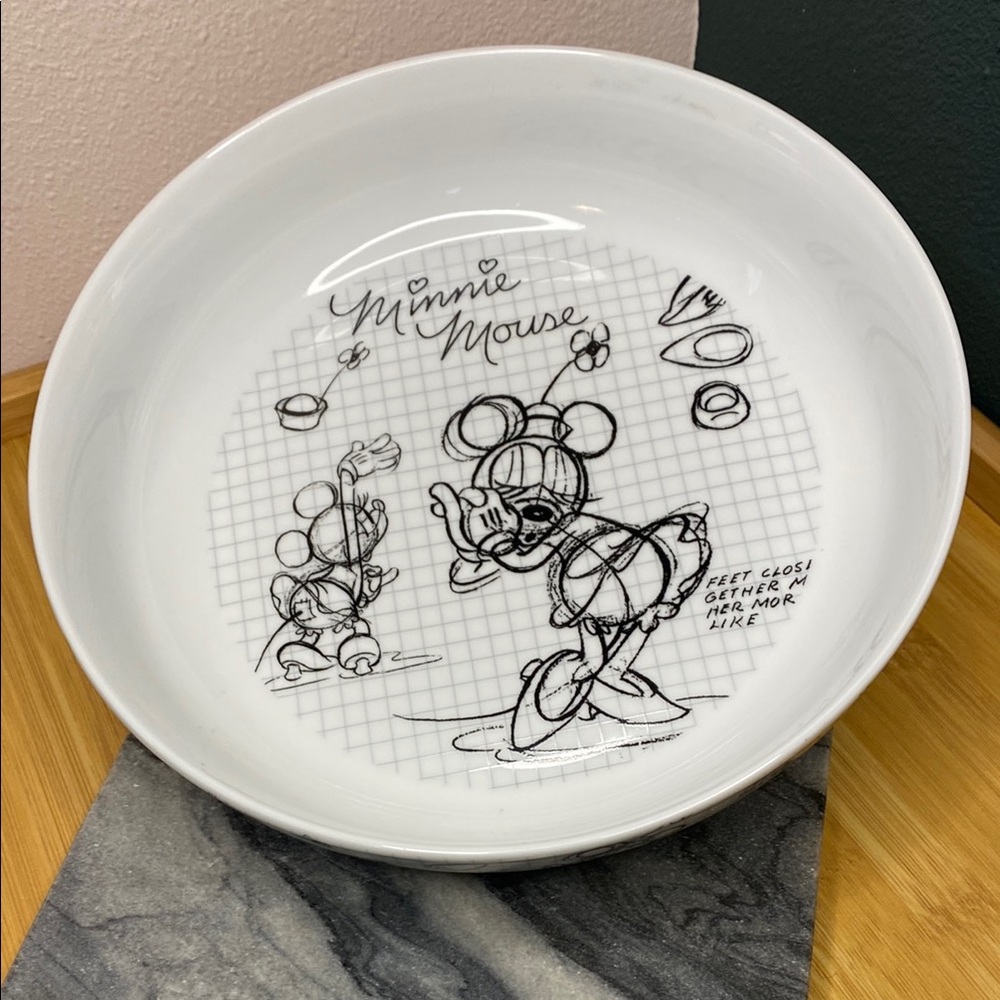 Disney Sketchbook Minnie Mouse Pasta Bowl